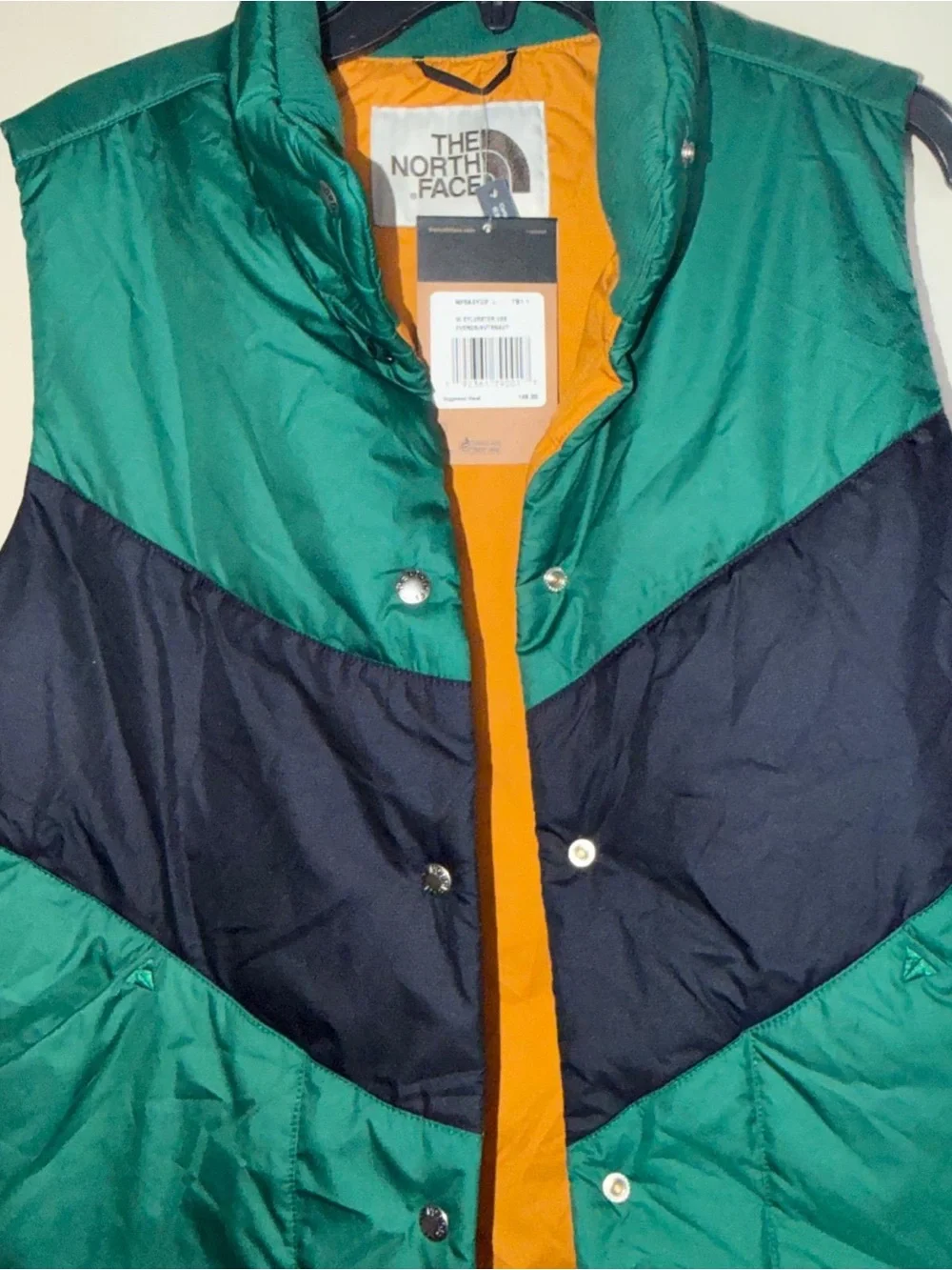 The North Face sleeveless puffer